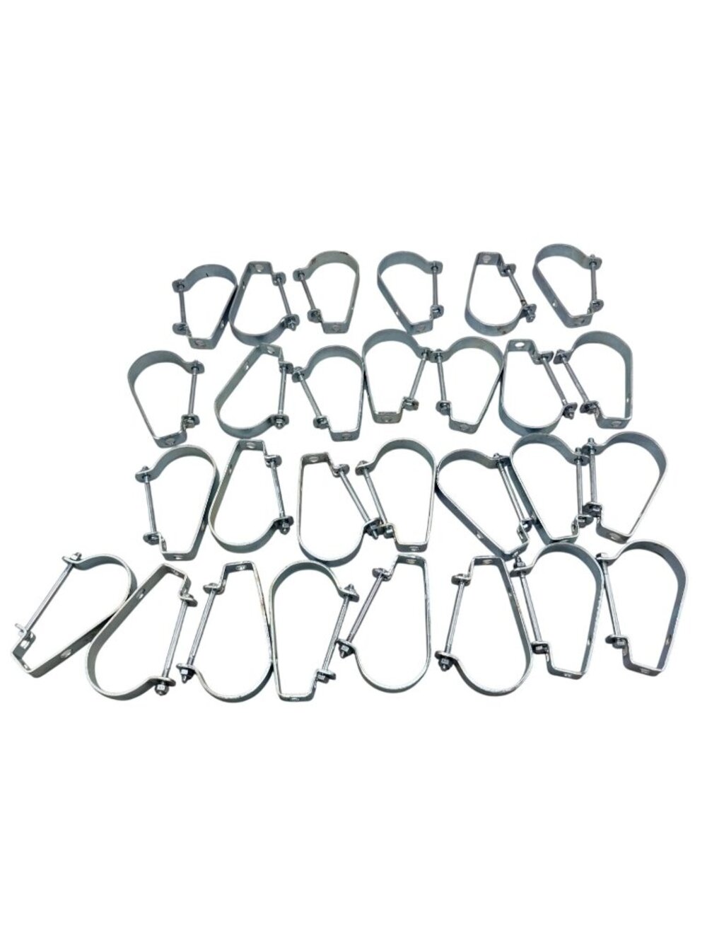 28-Pc Lot Tolco Fig. 3 2-Inch J-Hangers Electro-Galvanized Heavy Duty Pipe READ